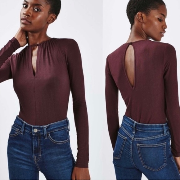 Topshop Tops - NWOT Topshop Cut Out Bodysuit